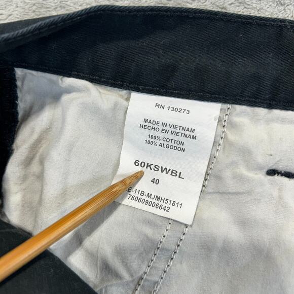 Wrangler Shorts Mens Cargo Black 40" Waist Cotton Pockets Hiking Camping Outdoor - Picture 7 of 7